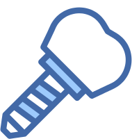 Dental implant icon